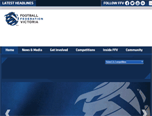 Tablet Screenshot of footballfedvic.com.au